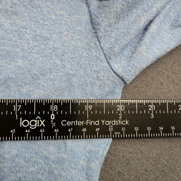 Victoria's Secret Pink Women XS Blue Lace Up Pullover Hoodie Sweatshirt - Picture 11 of 13